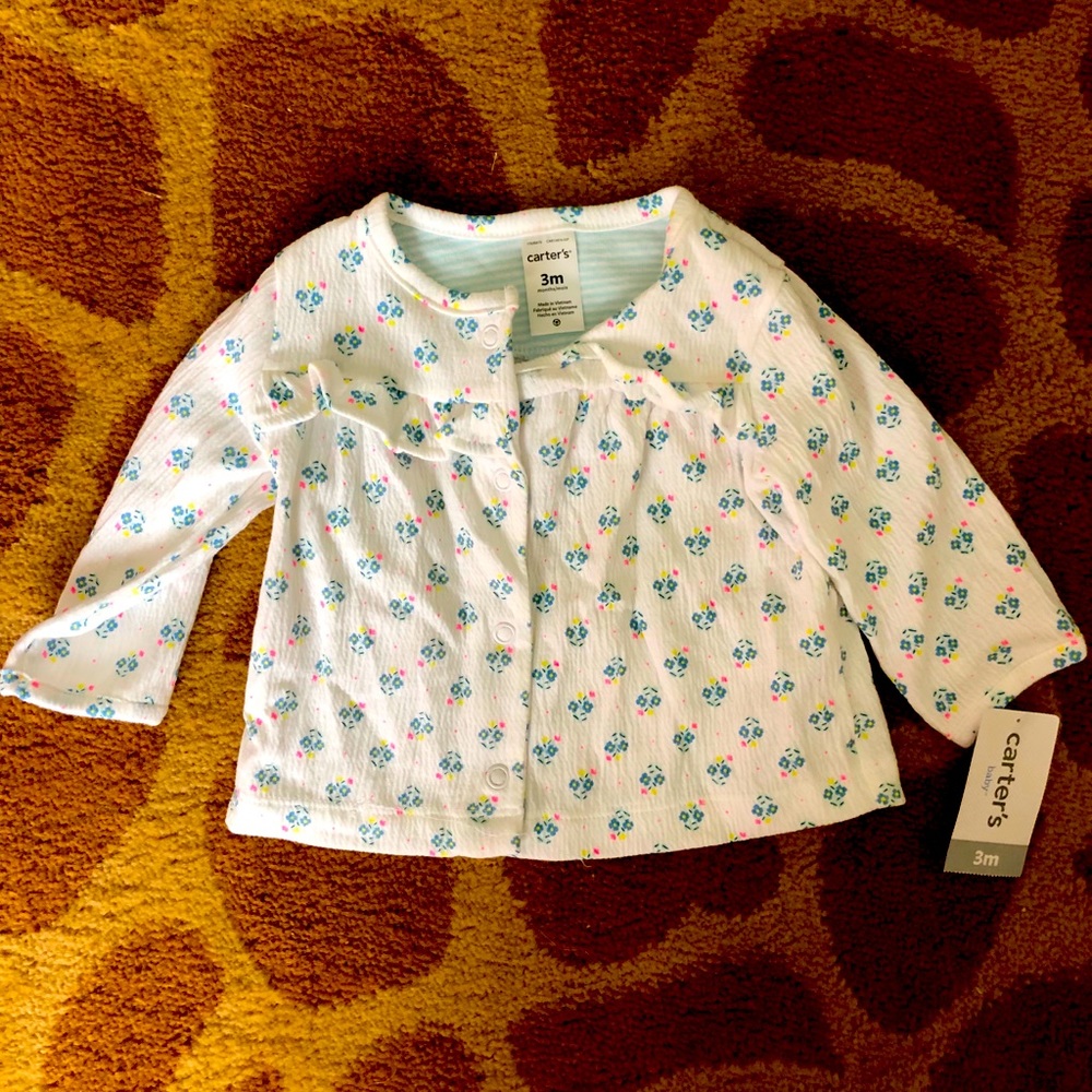 Carter’s button up floral 3m